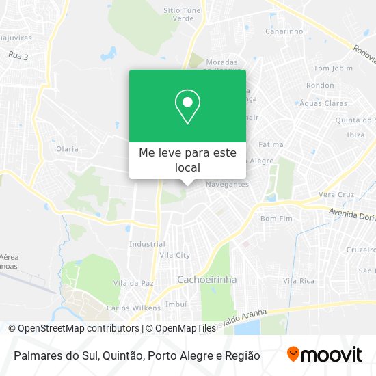Palmares do Sul, Quintão mapa