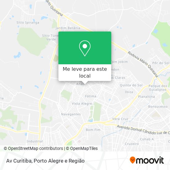 Av Curitiba mapa