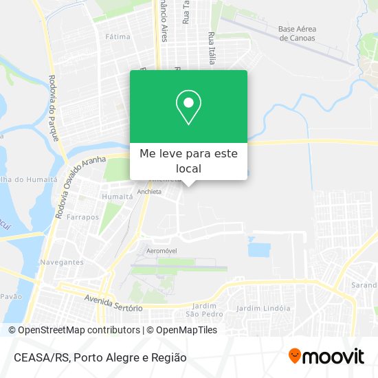 CEASA/RS mapa