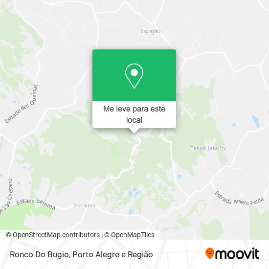 Ronco Do Bugio mapa