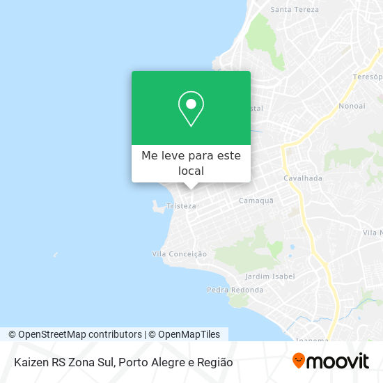 Kaizen RS Zona Sul mapa