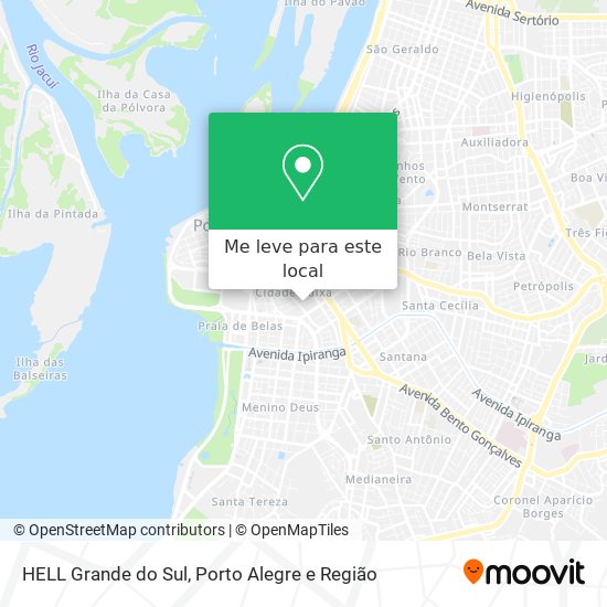 HELL Grande do Sul mapa