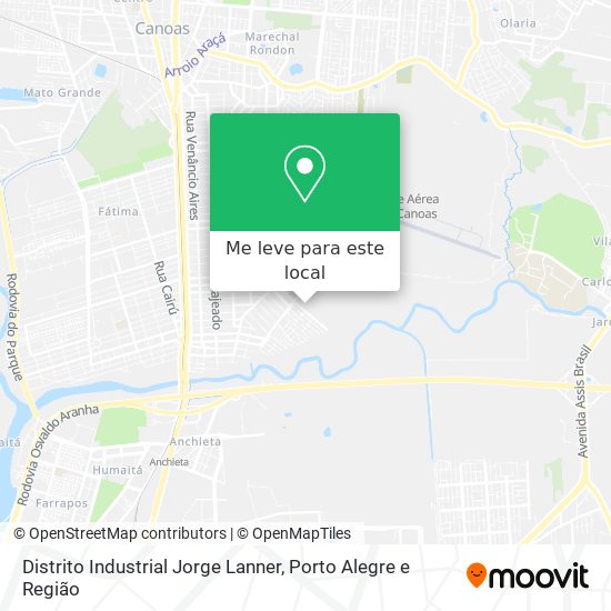 Distrito Industrial Jorge Lanner mapa