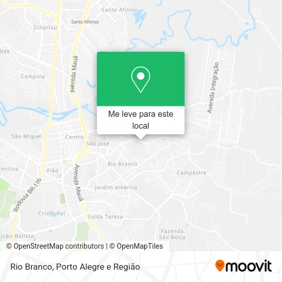 Rio Branco mapa