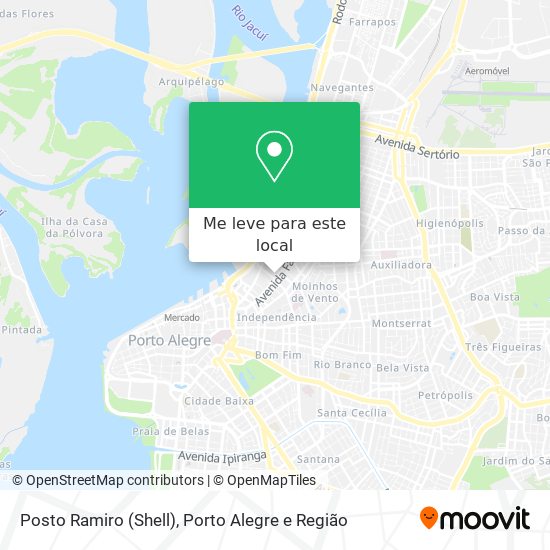 Posto Ramiro (Shell) mapa