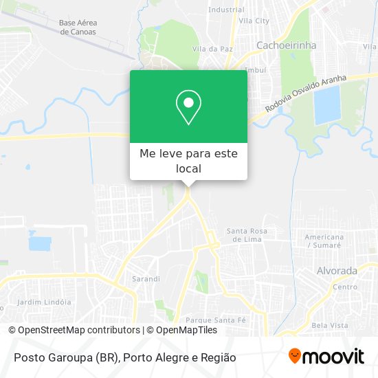 Posto Garoupa (BR) mapa