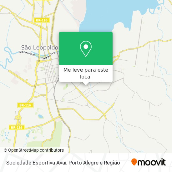 Sociedade Esportiva Avaí mapa