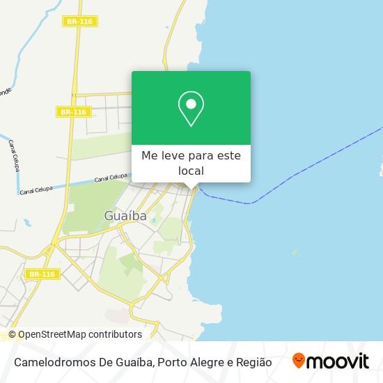 Camelodromos De Guaíba mapa