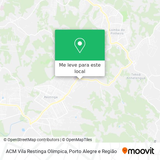 ACM Vila Restinga Olímpica mapa