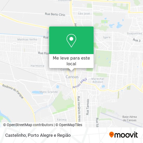 Castelinho mapa