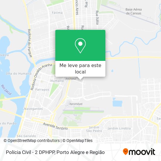 Polícia Cívil - 2 DPHPP mapa