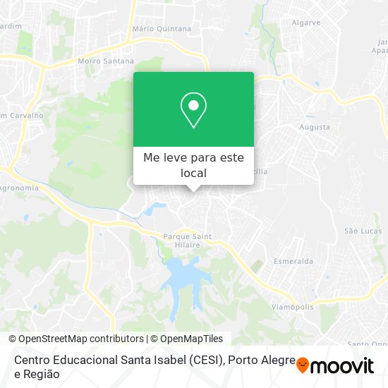 Centro Educacional Santa Isabel (CESI) mapa