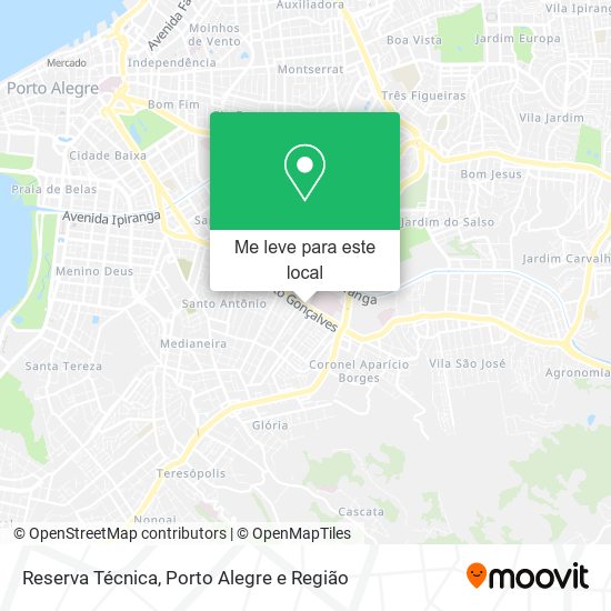 Reserva Técnica mapa