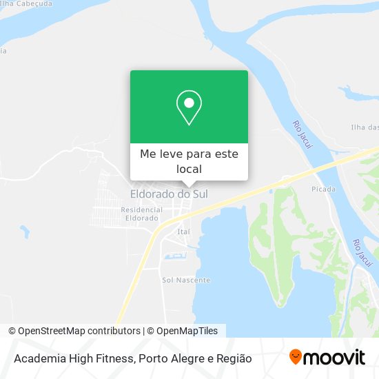 Academia High Fitness mapa