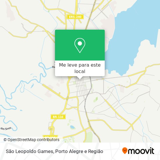 São Leopoldo Games mapa
