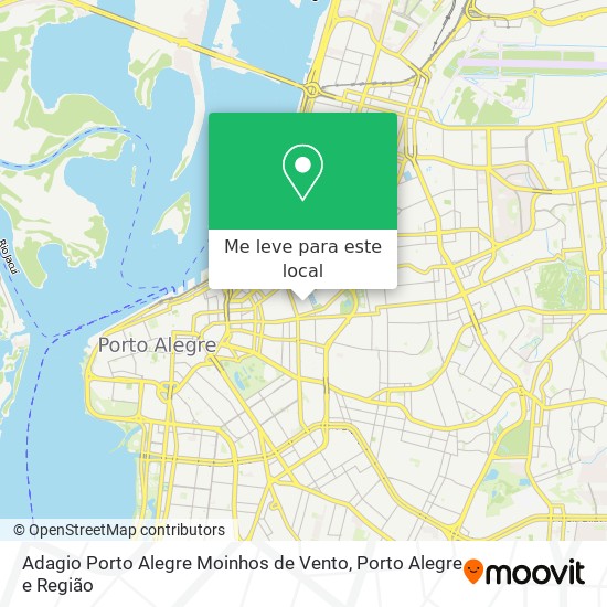 Adagio Porto Alegre Moinhos de Vento mapa