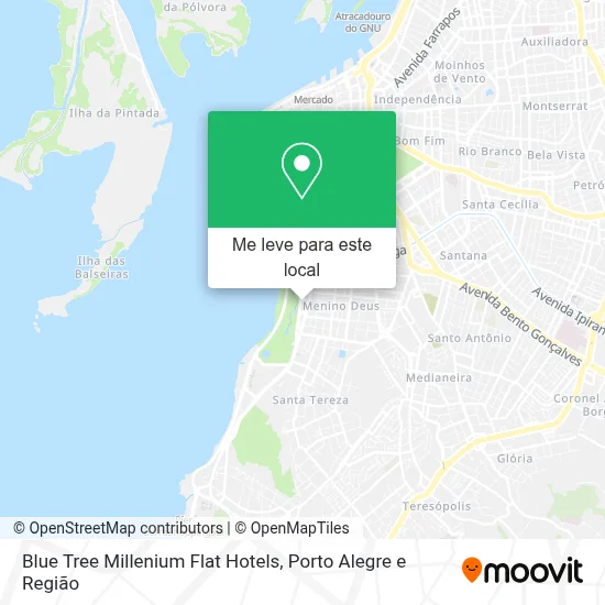 Blue Tree Millenium Flat Hotels mapa