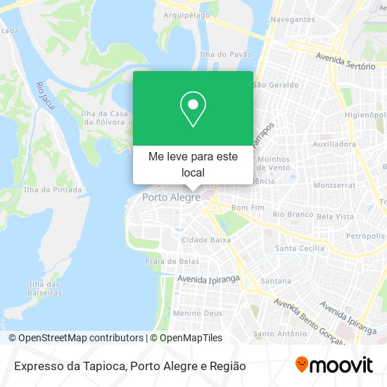 Expresso da Tapioca mapa