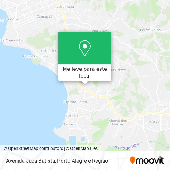 Avenida Juca Batista mapa