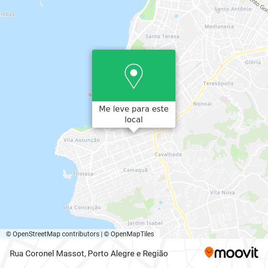 Rua Coronel Massot mapa