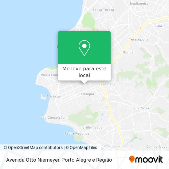 Avenida Otto Niemeyer mapa