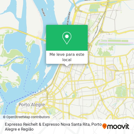 Expresso Reichelt & Expresso Nova Santa Rita mapa