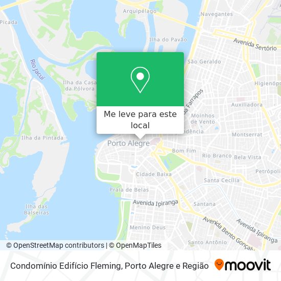 Condomínio Edifício Fleming mapa