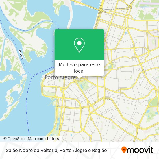 Salão Nobre da Reitoria mapa