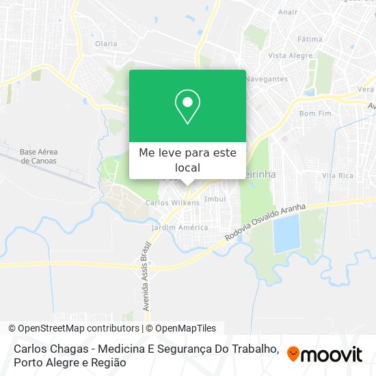 Carlos Chagas - Medicina E Segurança Do Trabalho mapa