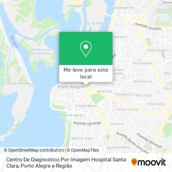 Centro De Diagnostico Por Imagem Hospital Santa Clara mapa