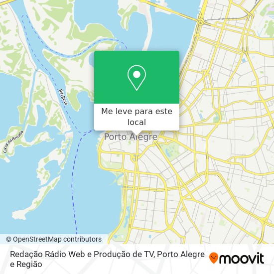 Redação Rádio Web e Produção de TV mapa