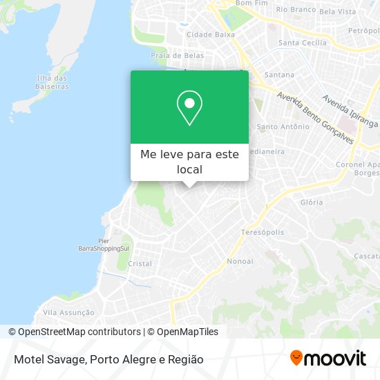 Motel Savage mapa