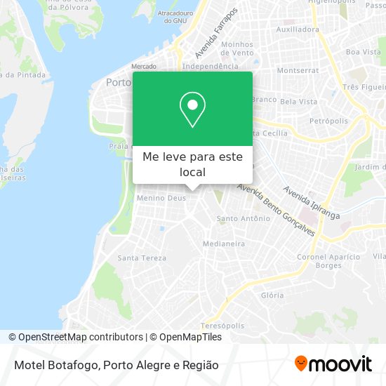 Motel Botafogo mapa