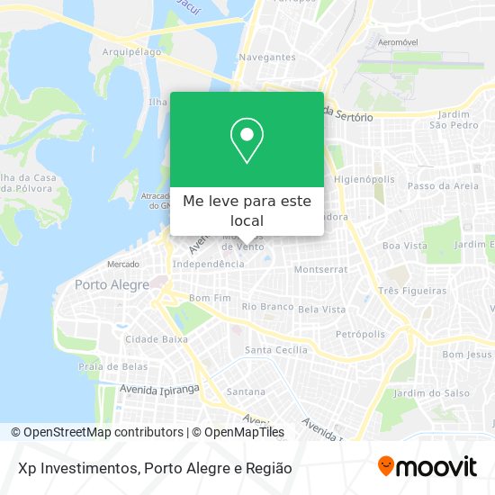 Xp Investimentos mapa