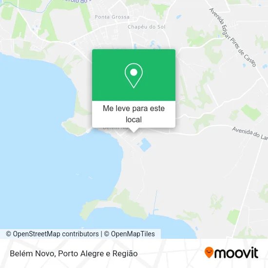 Belém Novo mapa
