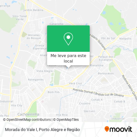 Morada do Vale I mapa