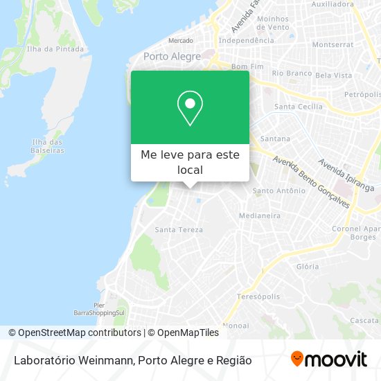 Laboratório Weinmann mapa