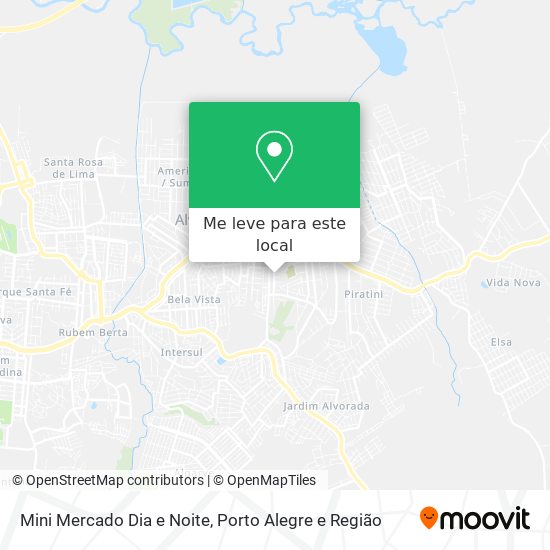 Mini Mercado Dia e Noite mapa