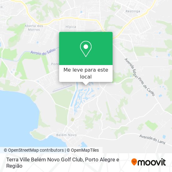 Terra Ville Belém Novo Golf Club mapa
