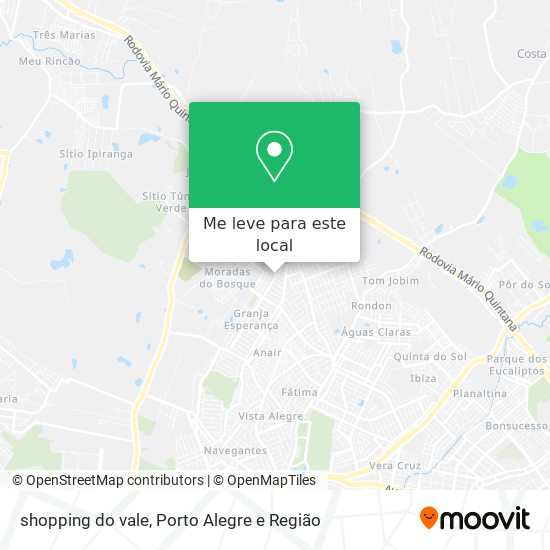 shopping do vale mapa