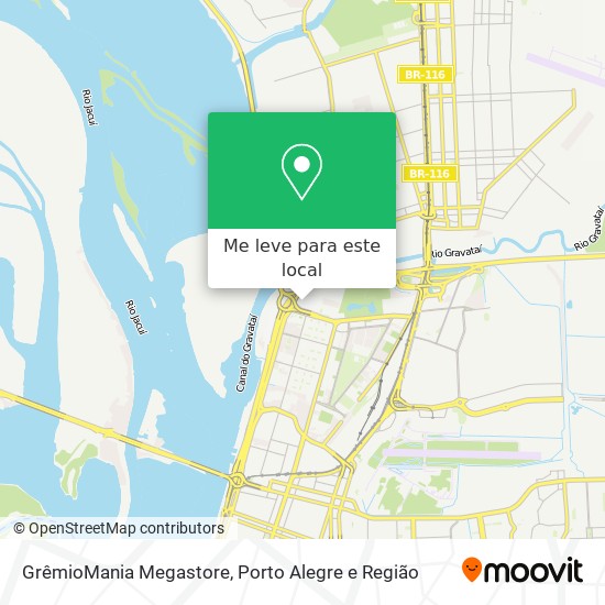 GrêmioMania Megastore mapa