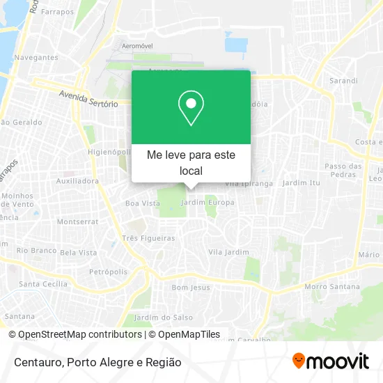 Centauro mapa