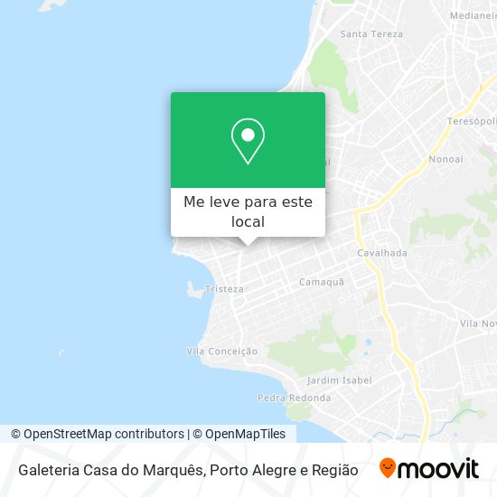 Galeteria Casa do Marquês mapa