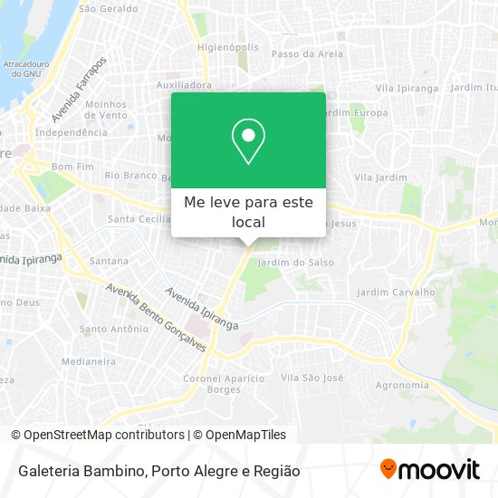 Galeteria Bambino mapa