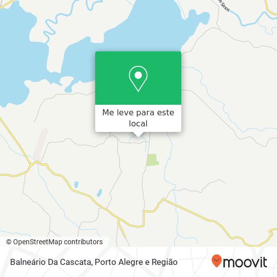 Balneário Da Cascata mapa