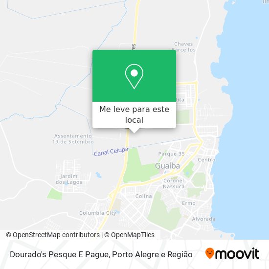Dourado's Pesque E Pague mapa
