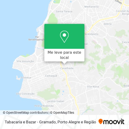 Tabacaria e Bazar - Gramado mapa