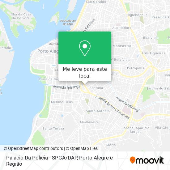 Palácio Da Polícia - SPGA/DAP mapa