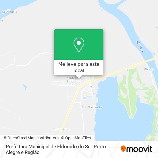 Prefeitura Municipal de Eldorado do Sul mapa