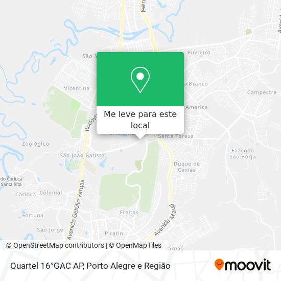 Quartel 16°GAC AP mapa